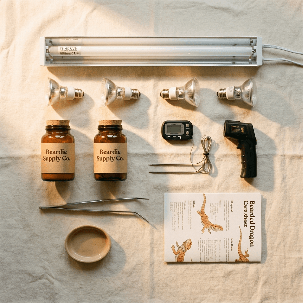 The Complete Starter Kit — flat lay of every component